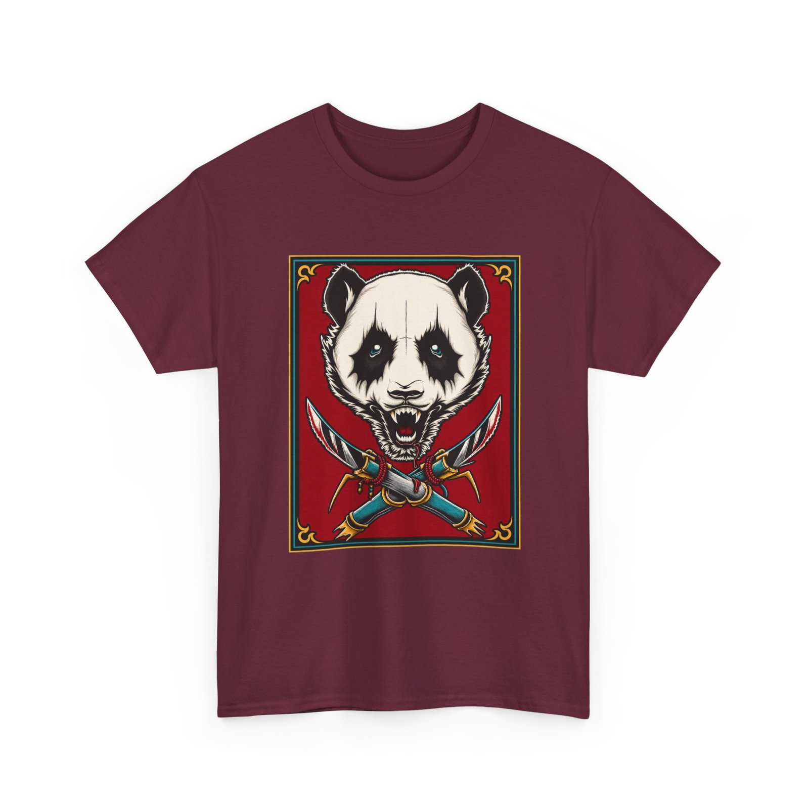 Black Metal Panda – Unisex T-Shirt – Cute, Grim, and Brutal - Image 12