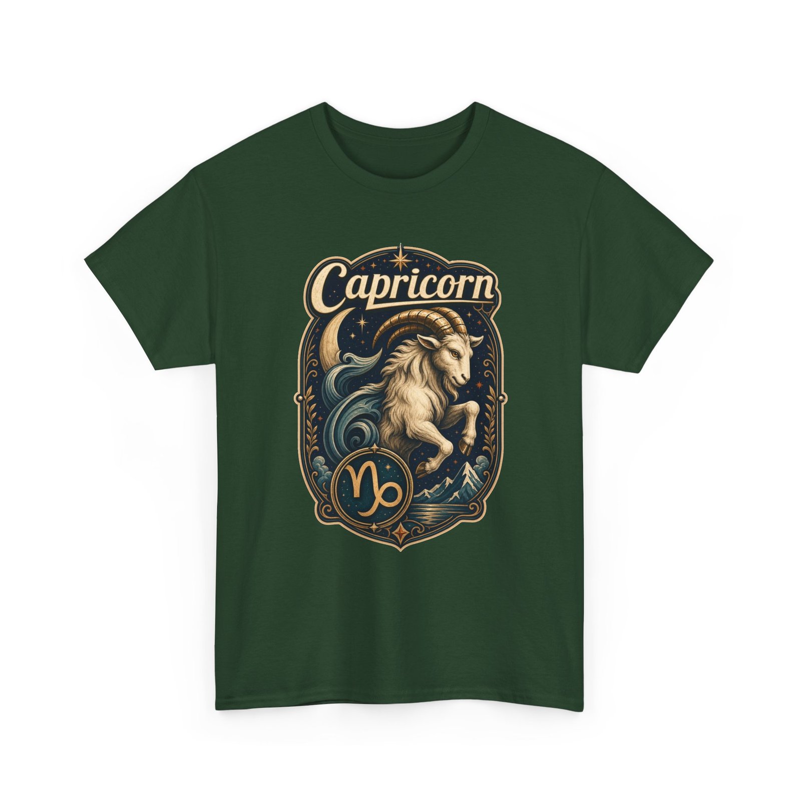 Capricorn Zodiac - Unisex T-Shirt – Sea-Goat, Astrology and Earth Sign - Image 14