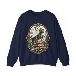 Flying Branchy Jingle Pony - Unisex Sweatshirt – Absurdly Festive - Image 19