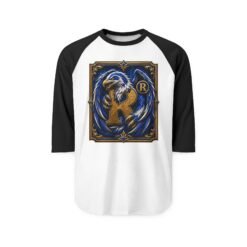 House of Eagle – Unisex Raglan T-Shirt – Wizarding School Style for Clever Competitors - Image 9