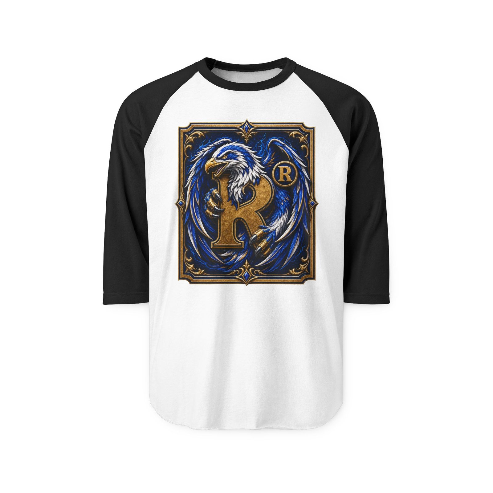 House of Eagle – Unisex Raglan T-Shirt – Wizarding School Style for Clever Competitors - Image 9