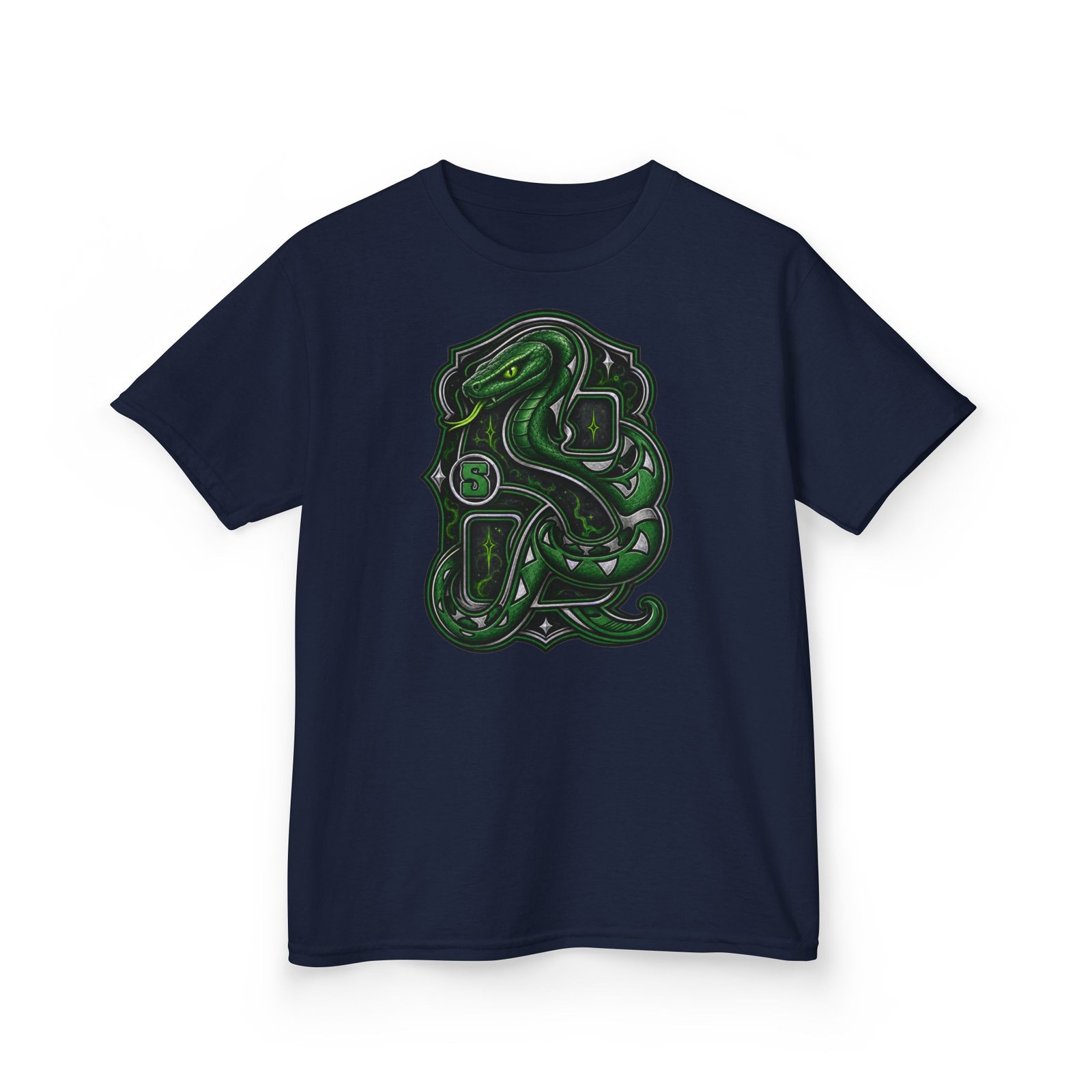House of Snake – Kids T-Shirt – Young Wizards with Clever Plans - Image 17