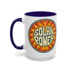 Solar Power – Color Accent Mug – Renewable Morning Energy - Image 28