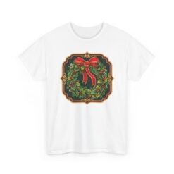 Holiday Wreath – Unisex T-Shirt – Classic Christmas Cheer