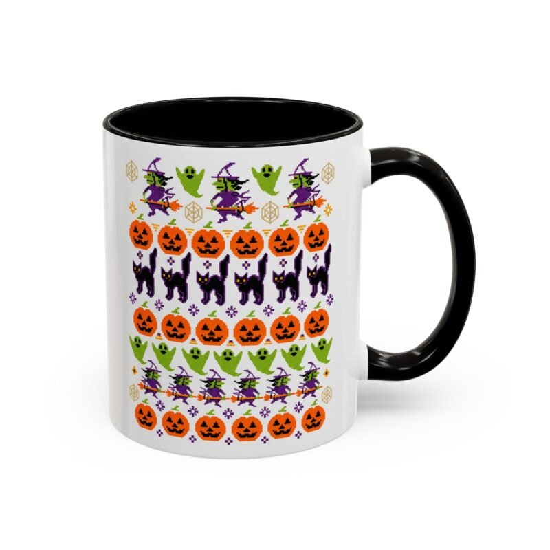 Halloween Ugly Sweater - Color Accent Mug – Sip Something Spooky