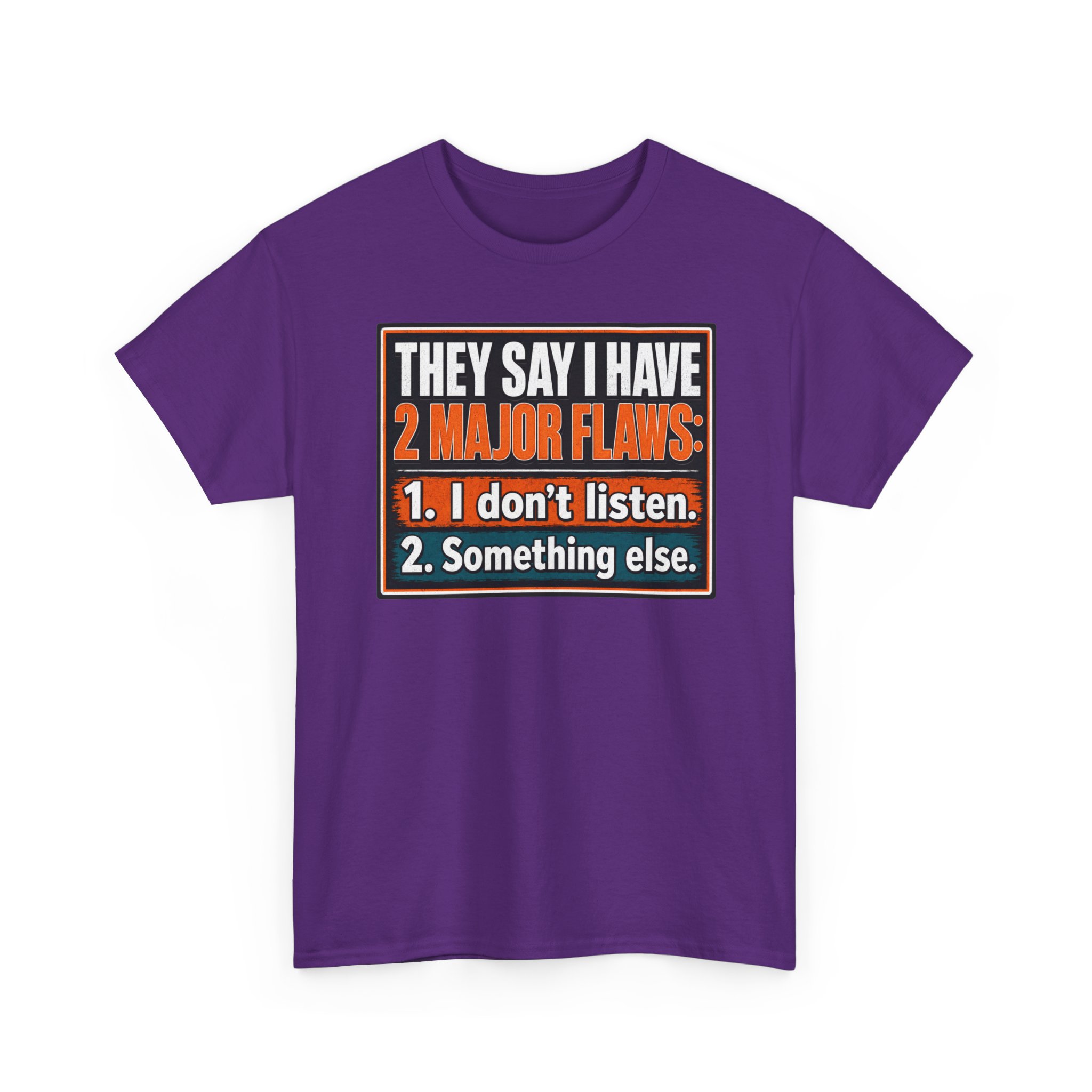 They Say I Have Two Major Flaws – Black Mug – Something About Listening - Image 19