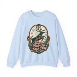 Flying Branchy Jingle Pony - Unisex Sweatshirt – Absurdly Festive and Proud of It