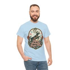 Flying Branchy Jingle Pony - Unisex T-Shirt – Reindeer Ridiculousness - Image 4