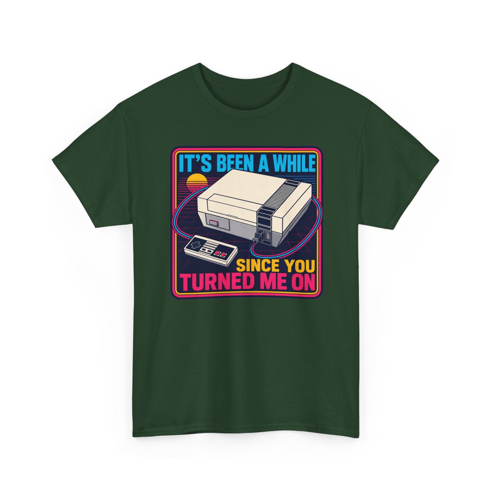 It’s Been a While Since You Turned Me On – Unisex T-Shirt – Retro Gamer Humor - Image 21