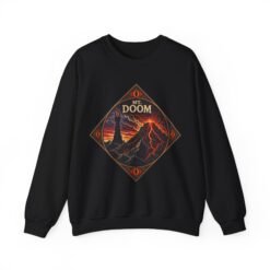 Mount Doom and Eye of Sauron – Unisex Sweatshirt – Dark Middle-earth Style