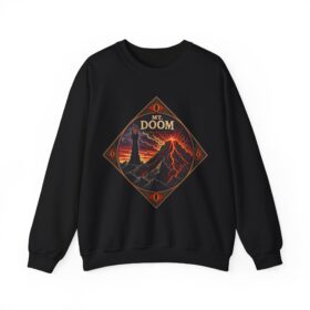 Mount Doom and Eye of Sauron – Unisex Sweatshirt – Dark Middle-earth Style