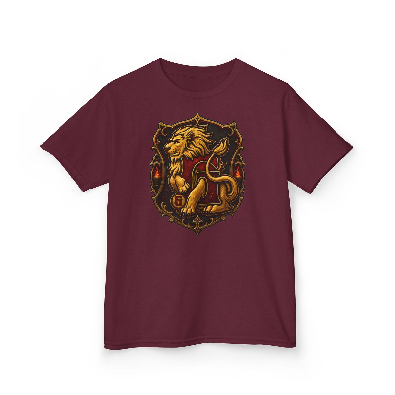 House of Lion – Kids Unisex T-Shirt – Young Wizards with Courage to Spare - Image 14