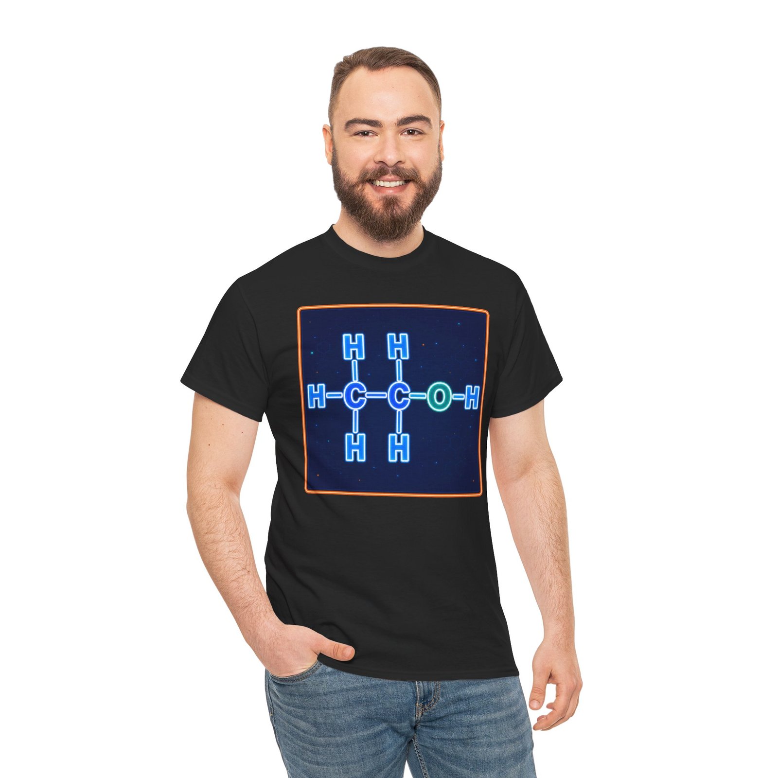 Alcohol Molecule – Unisex T-Shirt – Chemistry With a Twist - Image 5
