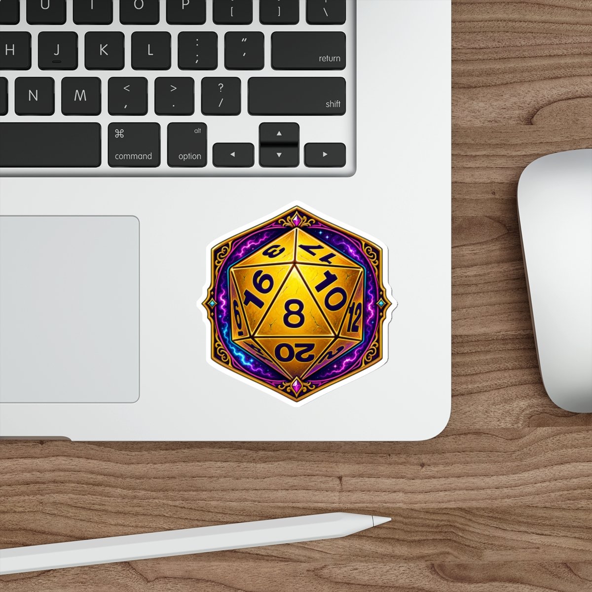 20-Sided Dice – Outdoor Sticker – Roll for Adventure - Image 13