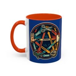 Rock Paper Scissors Lizard LLAP – Color Accent 11oz or 15oz Mug – Sip Long and Prosper - Image 20