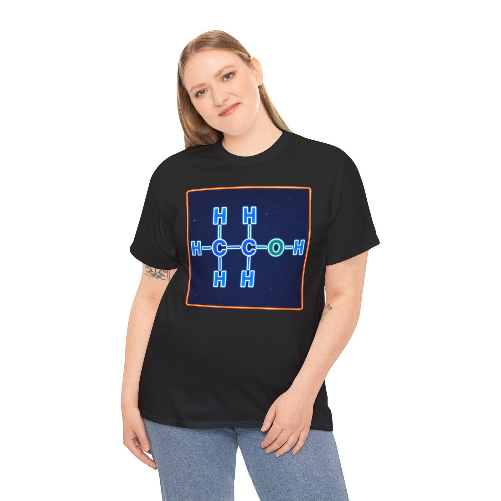 Alcohol Molecule – Unisex T-Shirt – Chemistry With a Twist - Image 3