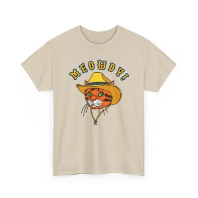 Meowdy! Cowboy Cat – Unisex T-Shirt – Howdy, Purrtner