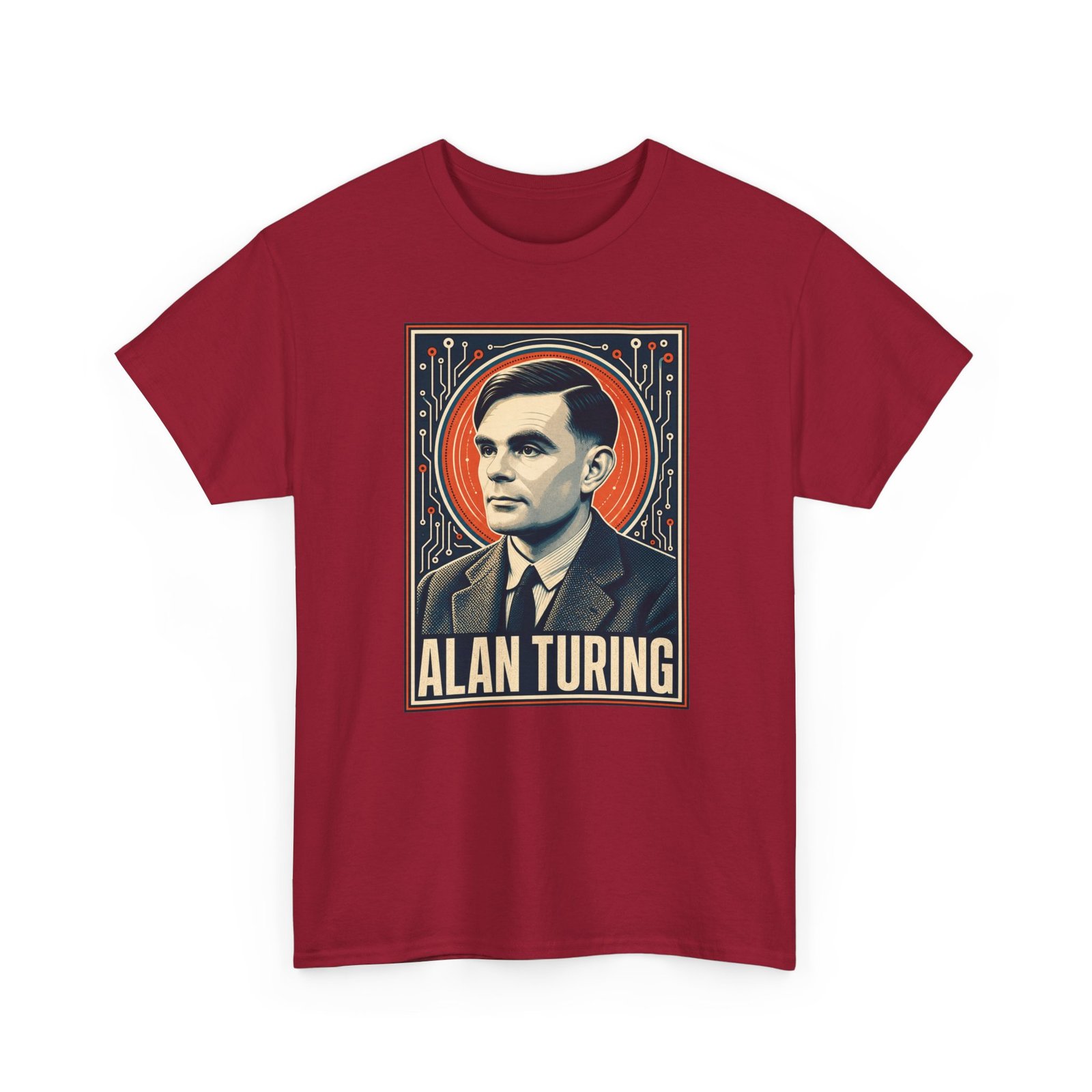 Alan Turing – Unisex T-Shirt – Codebreaker, Mathematician, Computing Pioneer - Image 21