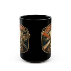 Groovy - Black Mug – Hail to the Caffeine, Baby - Image 7
