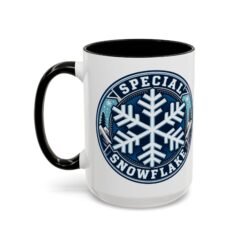 Special Snowflake – Color Accent Mug – Uniquely Caffeinated - Image 10