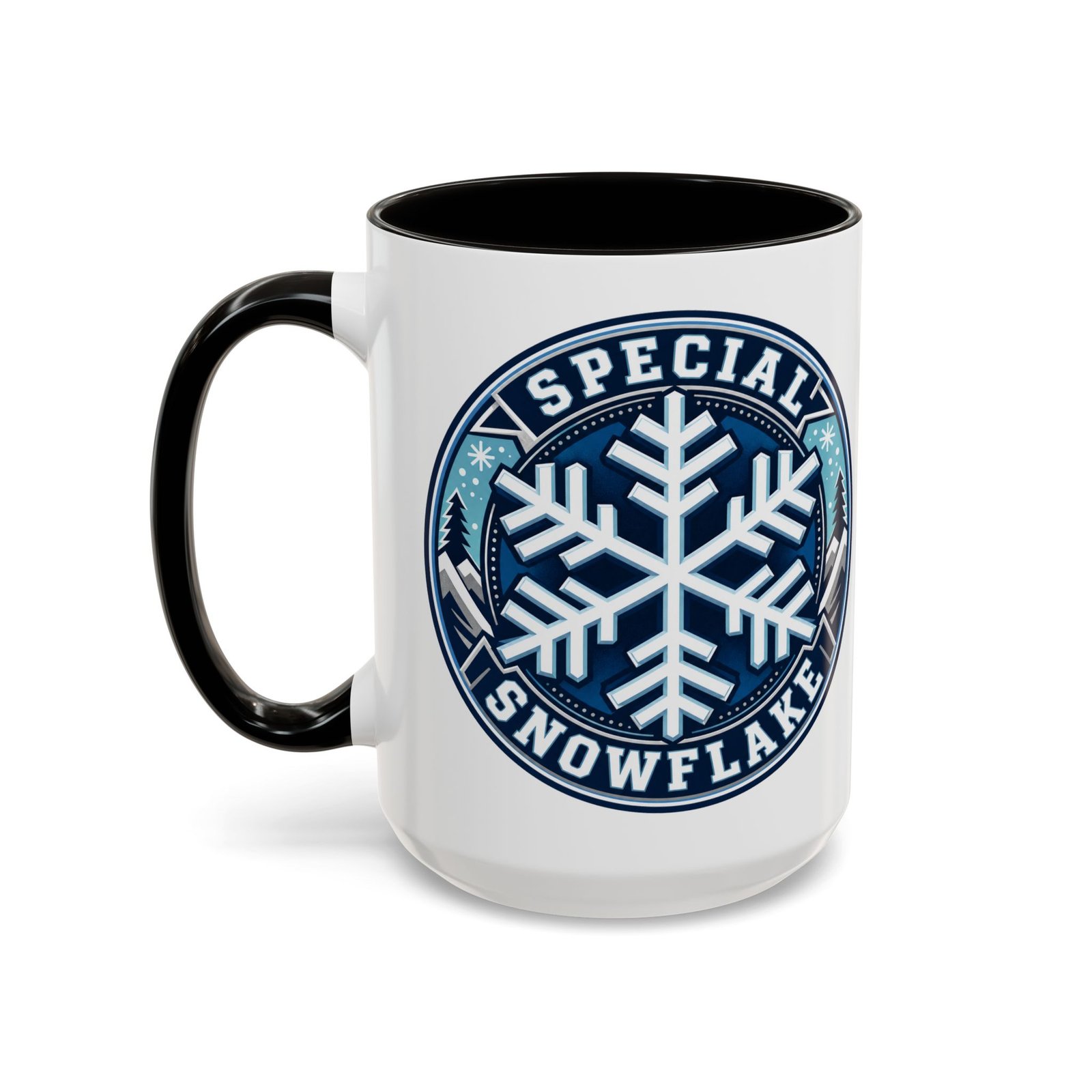 Special Snowflake – Color Accent Mug – Uniquely Caffeinated - Image 10
