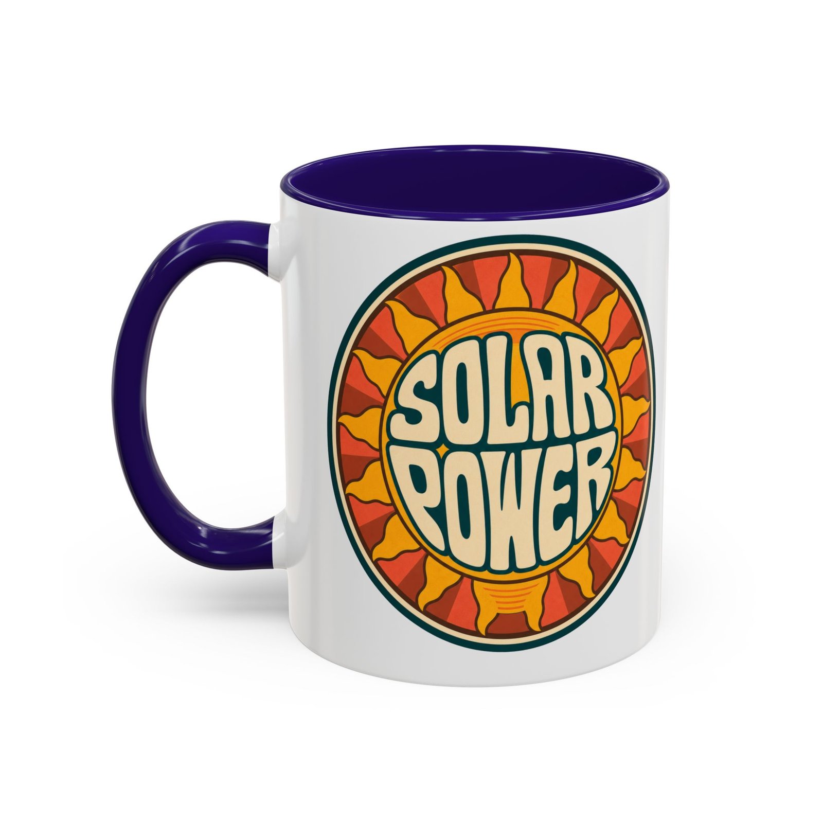 Solar Power – Color Accent Mug – Renewable Morning Energy - Image 6