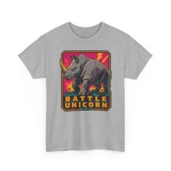 Battle Unicorn - Unisex T-Shirt – Funny Rhino - Fantasy Animal - Image 19