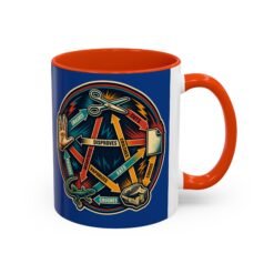 Rock Paper Scissors Lizard LLAP – Color Accent 11oz or 15oz Mug – Sip Long and Prosper - Image 19