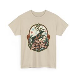 Flying Branchy Jingle Pony - Unisex T-Shirt – Reindeer Ridiculousness - Image 11
