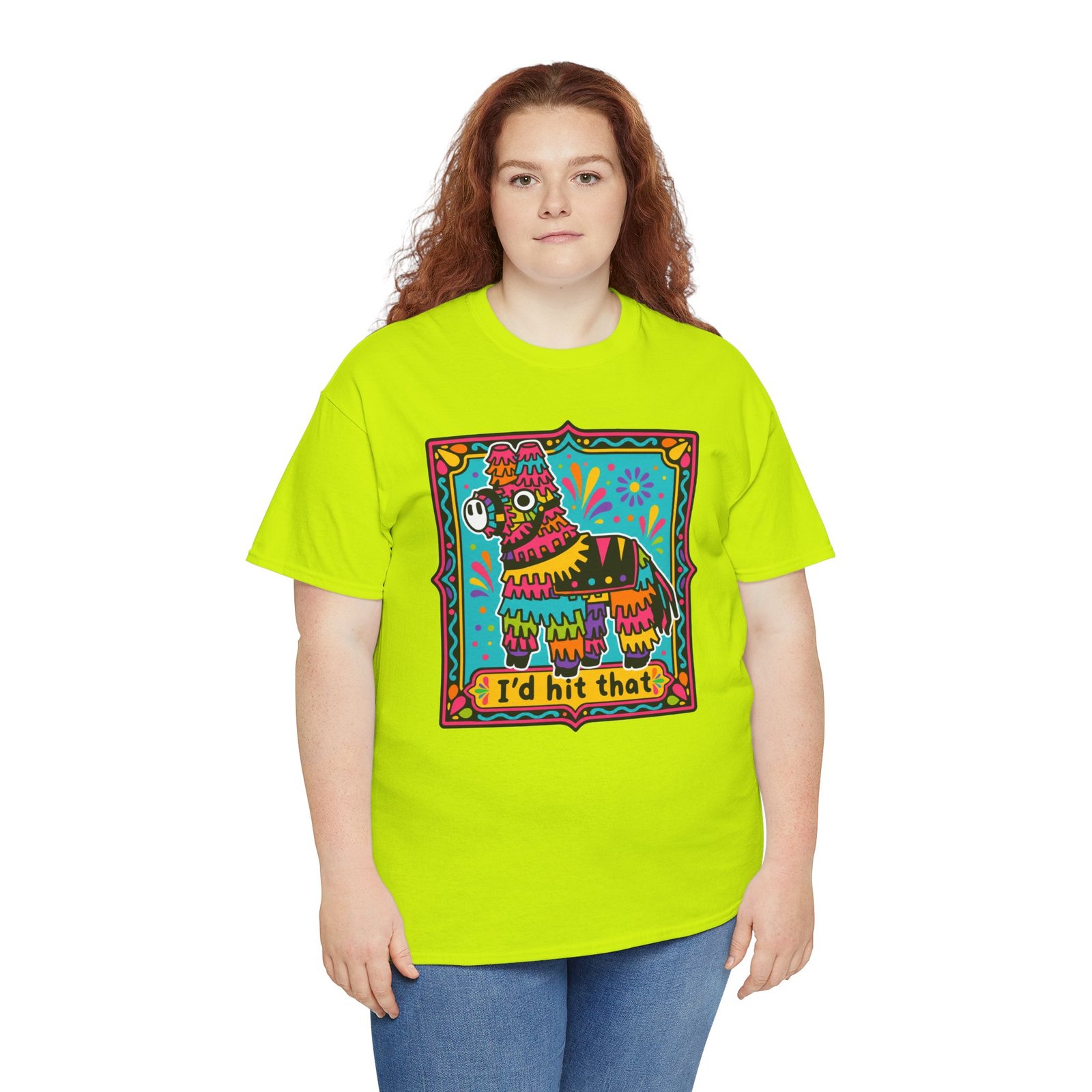 I’d Hit That – Unisex Funny Llama Piñata T-Shirt - Image 9