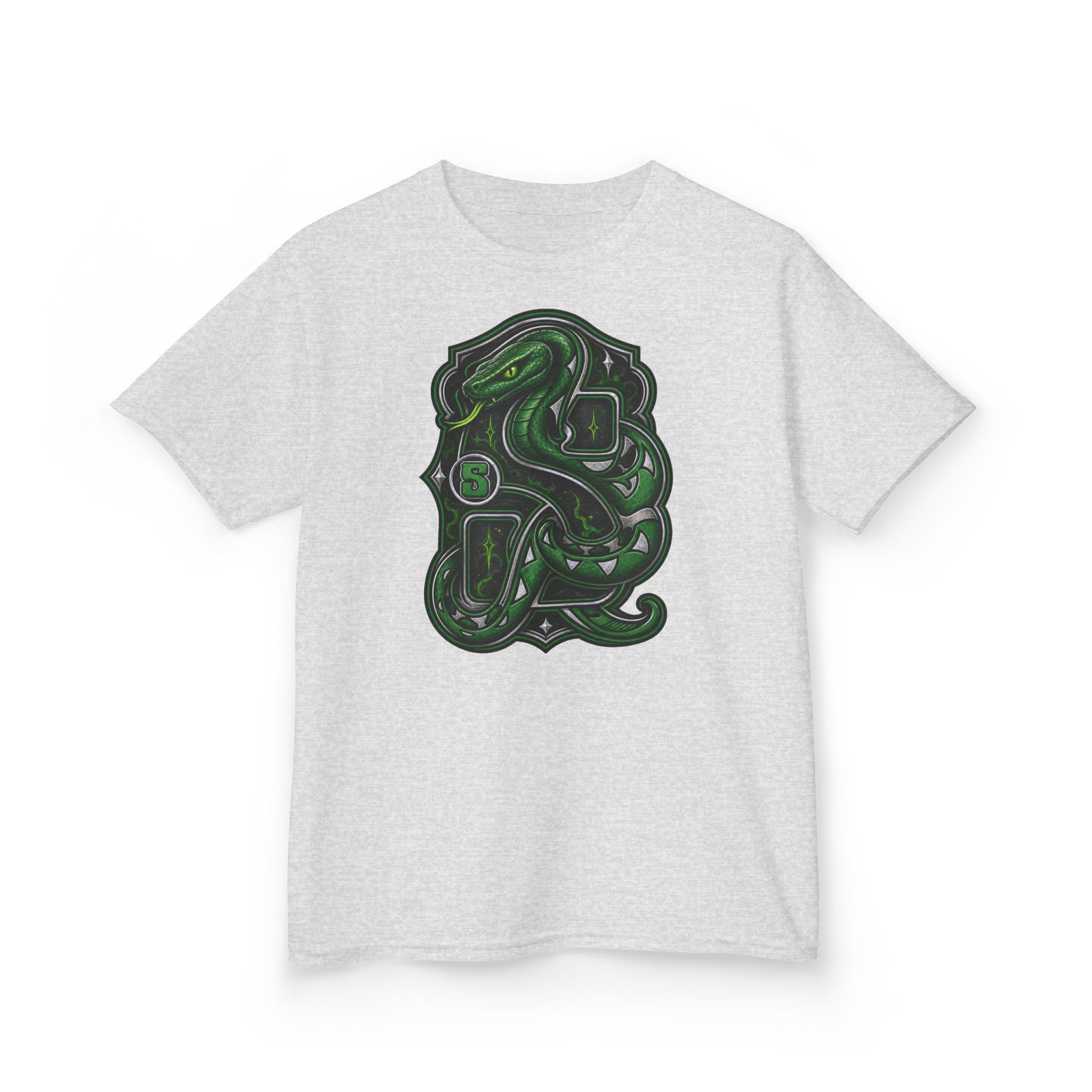 House of Snake – Kids T-Shirt – Young Wizards with Clever Plans - Image 8