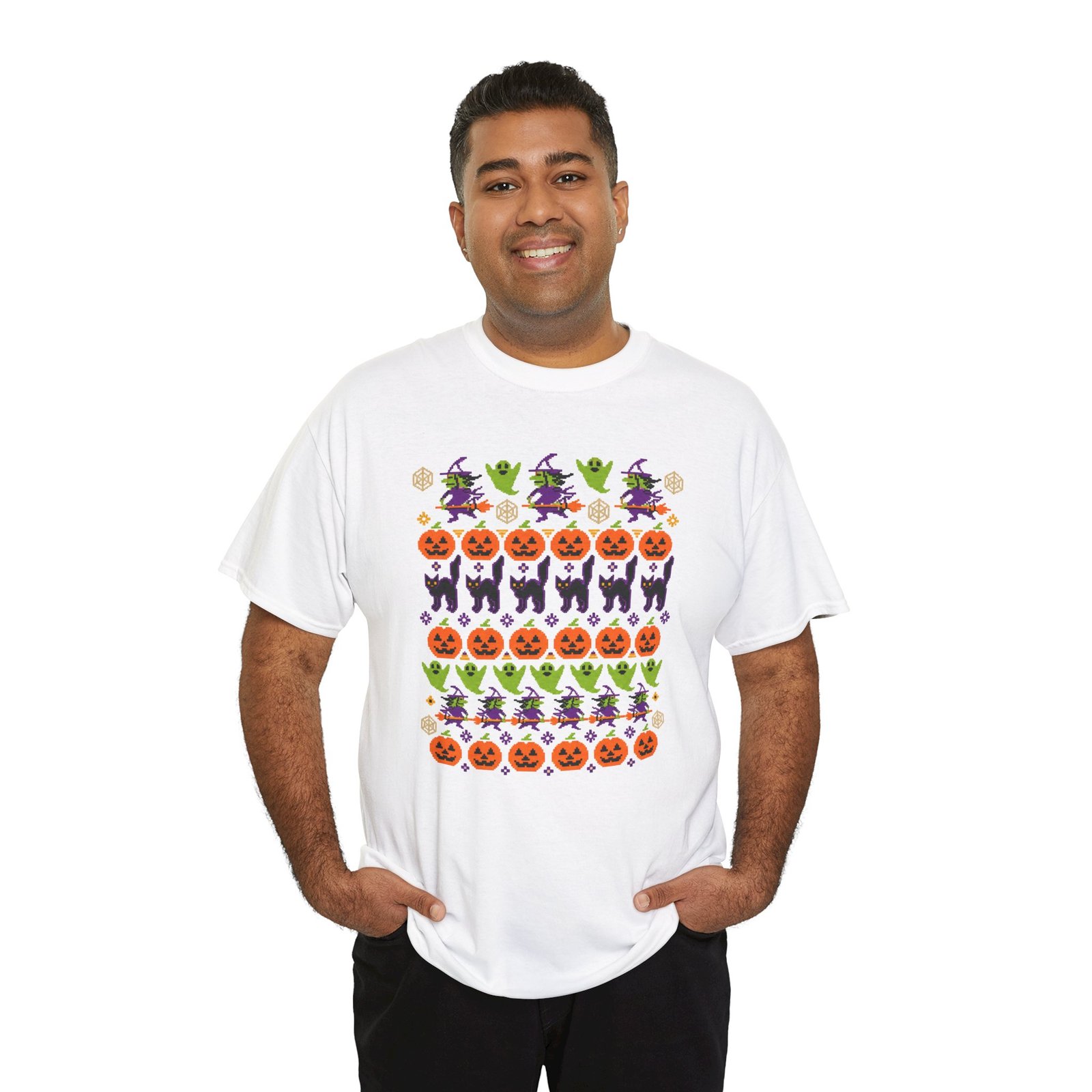 Halloween Ugly Sweater – Unisex T-Shirt – Spooky and Festive - Image 3