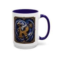 House of Eagle – Accent Color Mug – Wizarding School Wisdom in Every Sip - Image 11