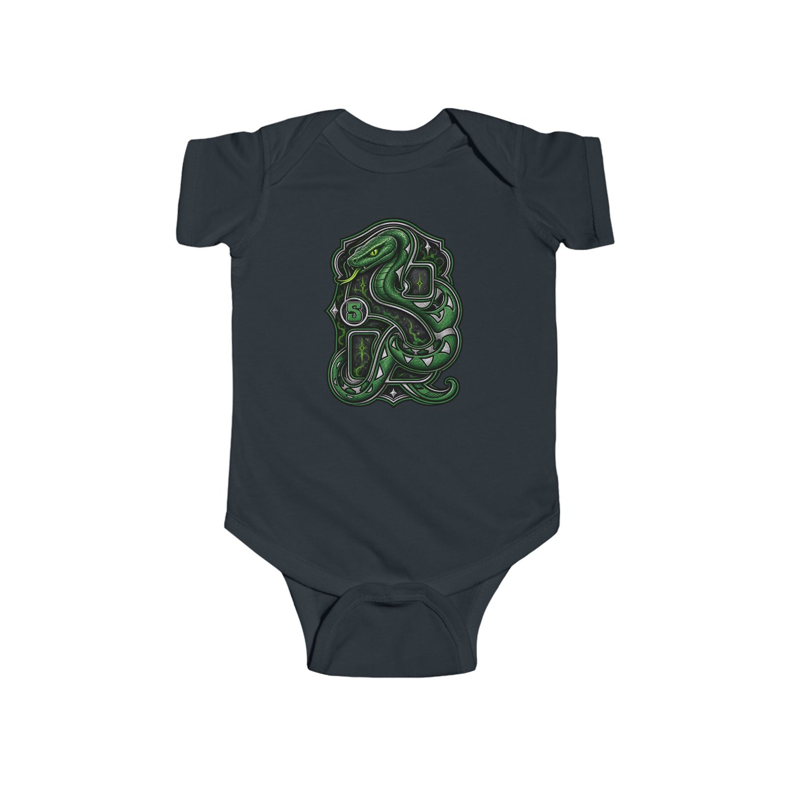 House of Snake – Baby Bodysuit – Tiny Wizard, Clever Plans - Image 8