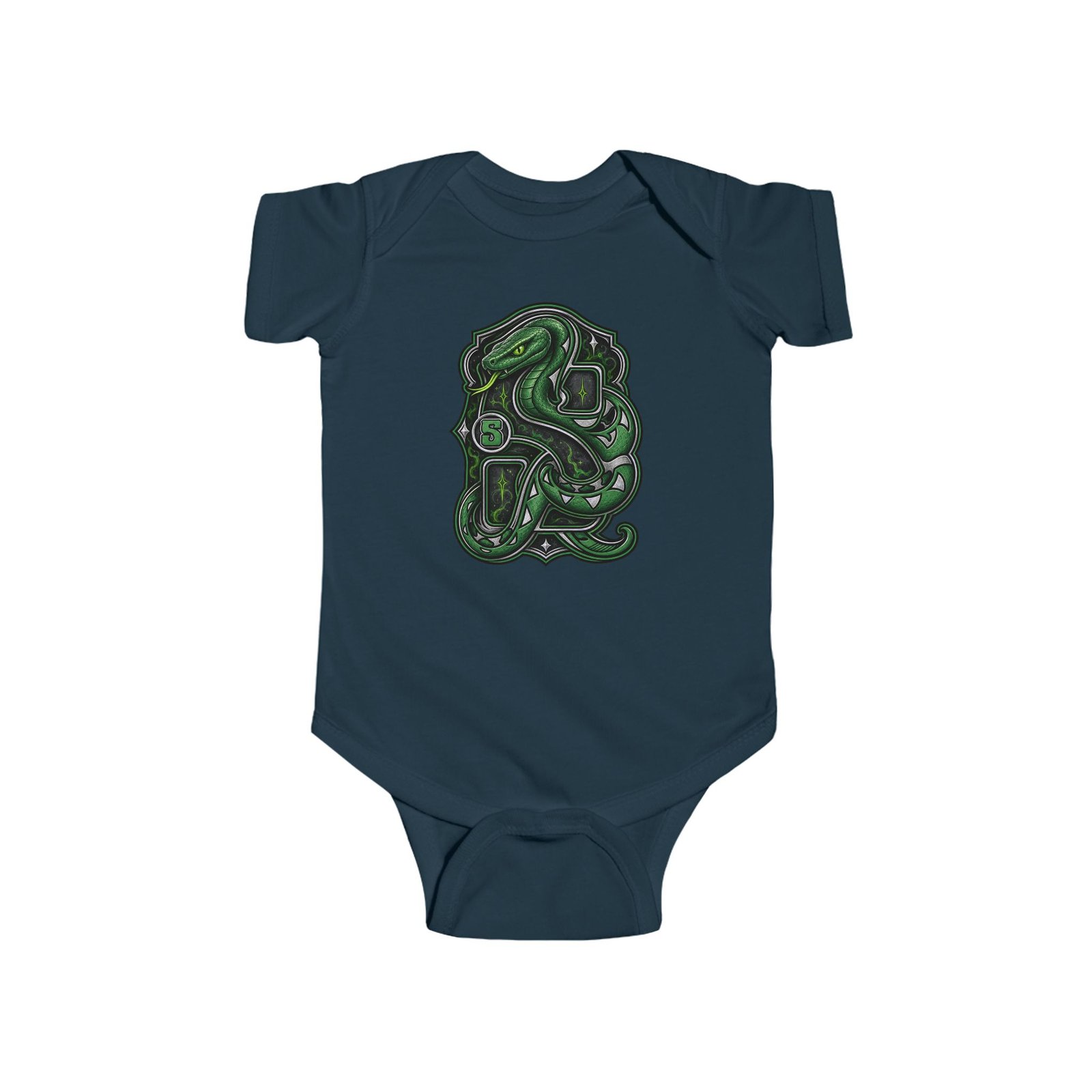House of Snake – Baby Bodysuit – Tiny Wizard, Clever Plans - Image 9
