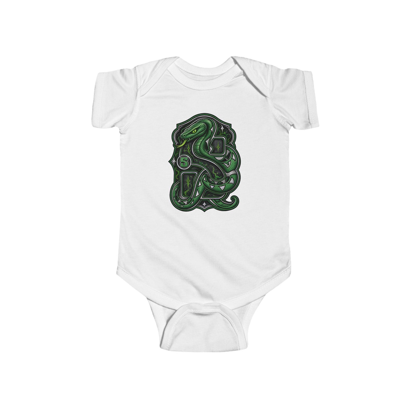 House of Snake – Baby Bodysuit – Tiny Wizard, Clever Plans - Image 4