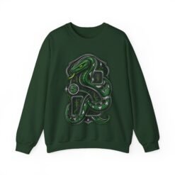 House of Snake – Unisex Sweatshirt – Cozy Wizarding School Ambition - Image 10