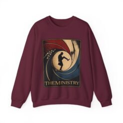 Licensed to Walk Silly - Unisex Sweatshirt – Monty Python Ministry of Silly Walks 007 Mashup - Image 8
