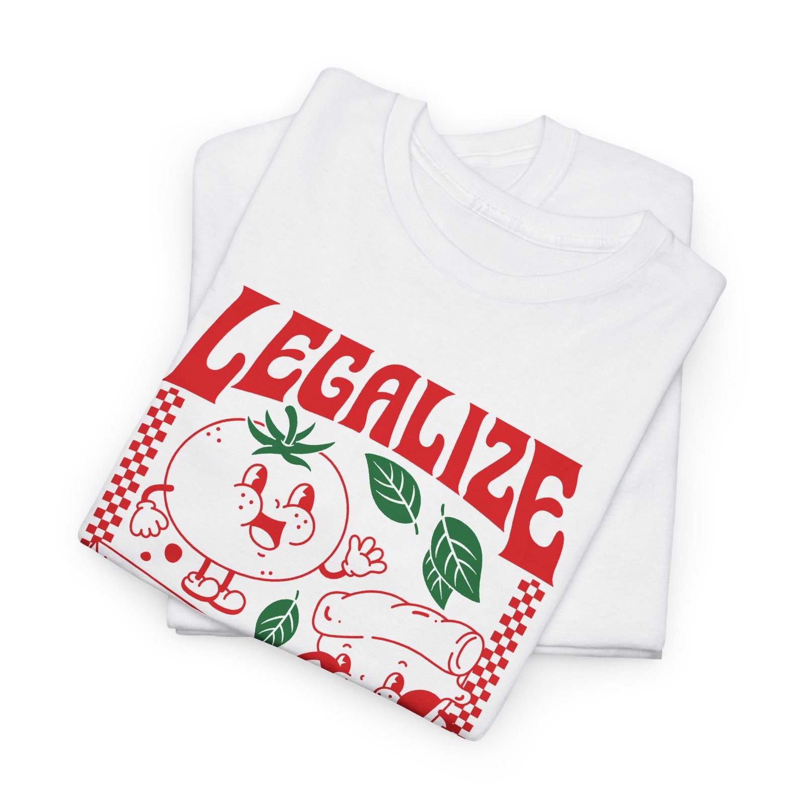 Legalize Marinara - Unisex T-Shirt – Funny Retro Pizza and Italian Food - Image 10