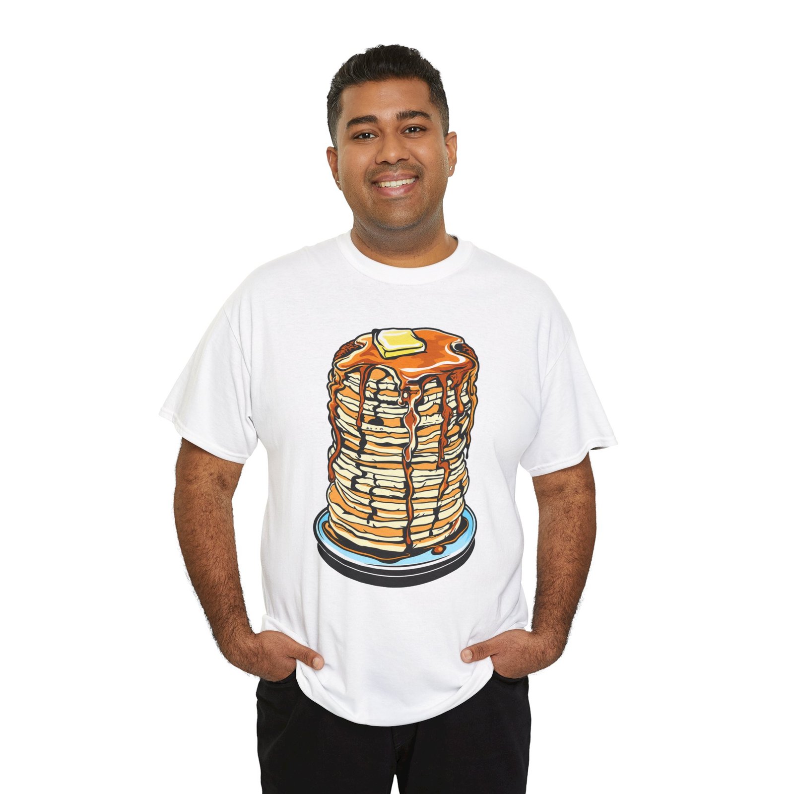 Pancake Tower – Unisex T-Shirt – Stack ’Em High - Image 3