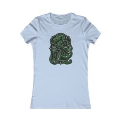 House of Snake – Women’s Cotton T-Shirt – Wizarding School Confidence and Clever Ambition - Image 8