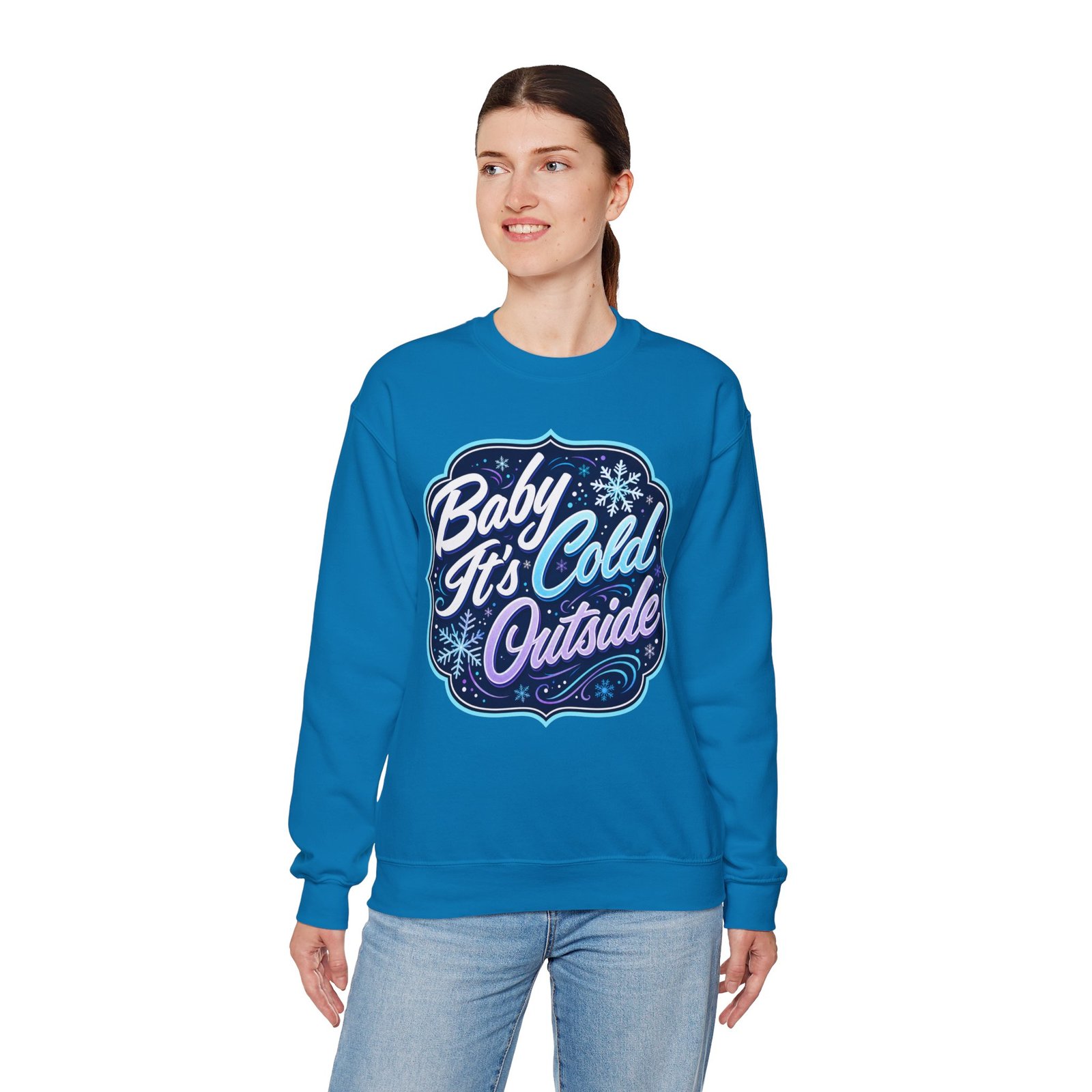 Baby It’s Cold Outside – Unisex Sweatshirt – Warm Style for Chilly Days - Image 8