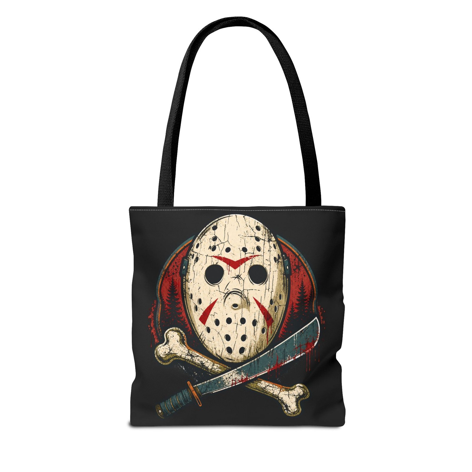 Jason Voorhees Jolly Roger - Tote Bag – Friday the 13th Horror - Image 2