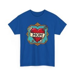 Retro Mom Heart - Unisex T-Shirt – Classic Ink, Eternal Love - Image 18