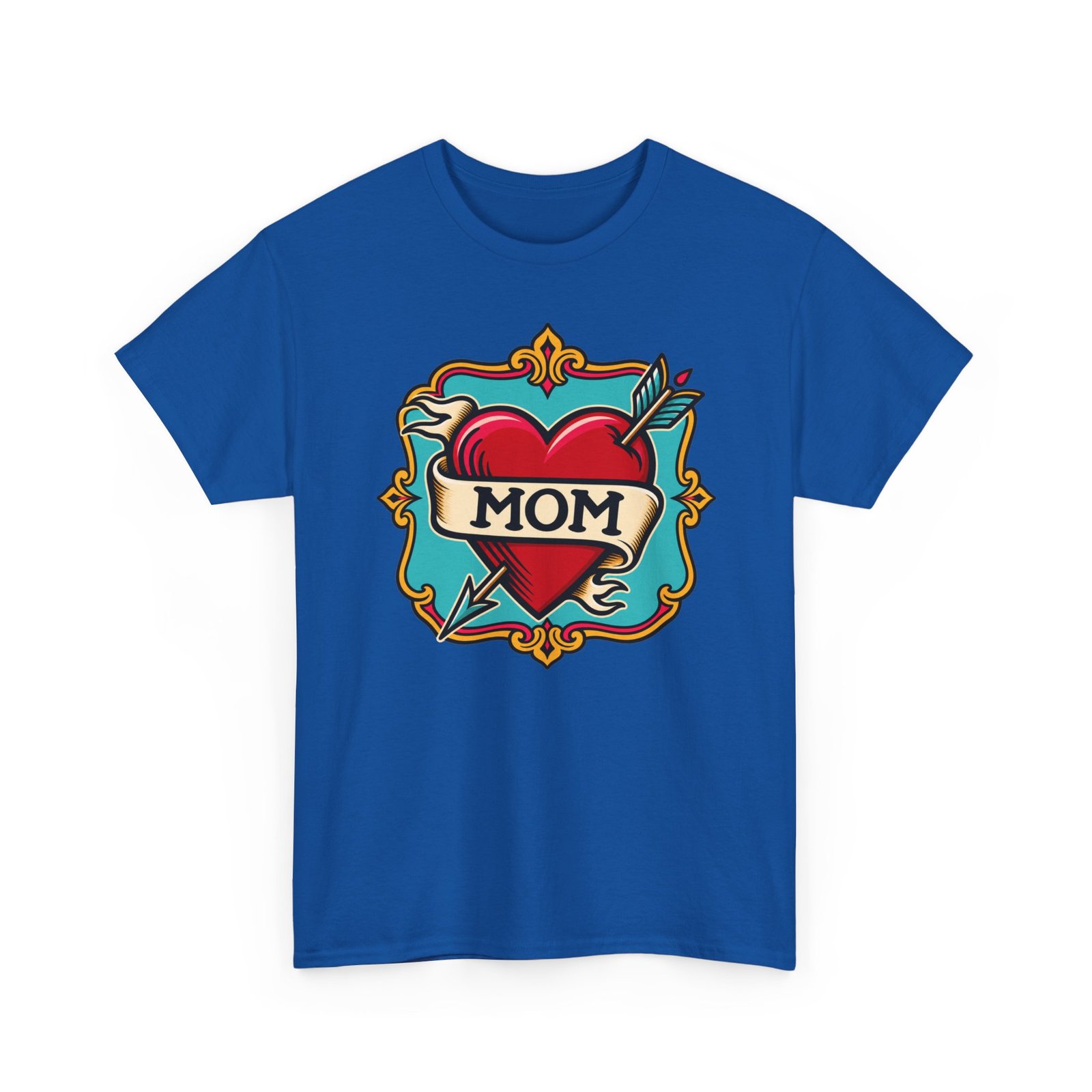 Retro Mom Heart - Unisex T-Shirt – Classic Ink, Eternal Love - Image 18