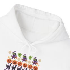 Halloween Ugly Sweater - Unisex Hoodie – Spooky Season Full Pattern - Image 5
