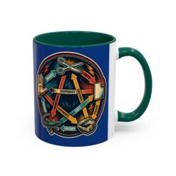 Rock Paper Scissors Lizard LLAP – Color Accent 11oz or 15oz Mug – Sip Long and Prosper - Image 11