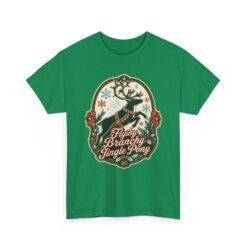 Flying Branchy Jingle Pony - Unisex T-Shirt – Reindeer Ridiculousness - Image 15