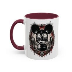 Gas Mask Mouse - Color Accent Mug – Sip with a Side of Strange