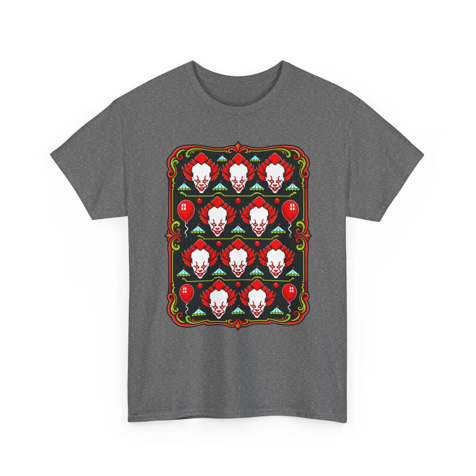 Scary Clown Halloween Christmas – Unisex T-Shirt – From Spooky Season to Scary Christmas - Image 22